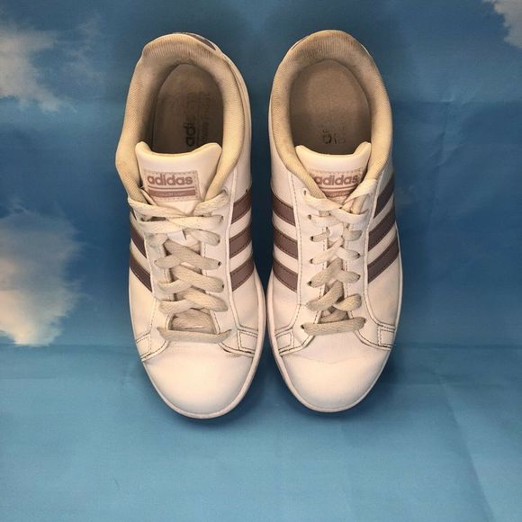 ADIDAS Cloudfoam Advantage White Leather - Picture 7 of 8